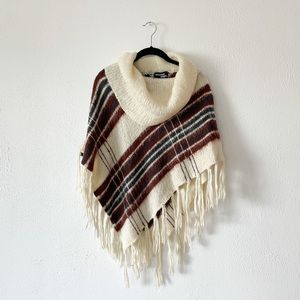 FREE PEOPLE Cowl Neck Poncho